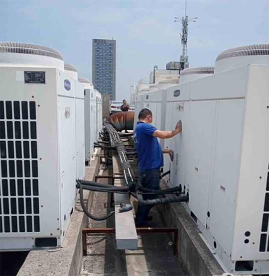 天涯中央空调制热和不制冷系统维修方法